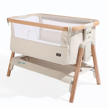 Tutti Bambini CoZee Air Bedside Crib & Bedding Bundle - Cocoon