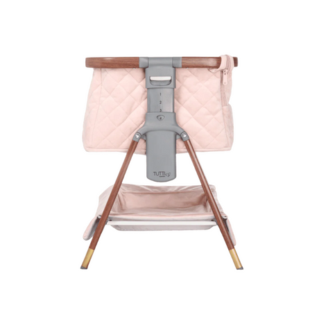 Tutti Bambini CoZee Luxe Mini Me Crib - Walnut & Blush