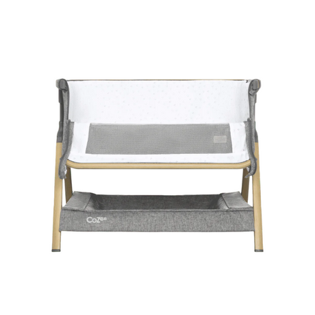 Tutti Bambini CoZee Mini Me Play Crib - Oak & Charcoal