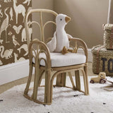 CuddleCo Aria Wave Toddler Chair - Rattan 1