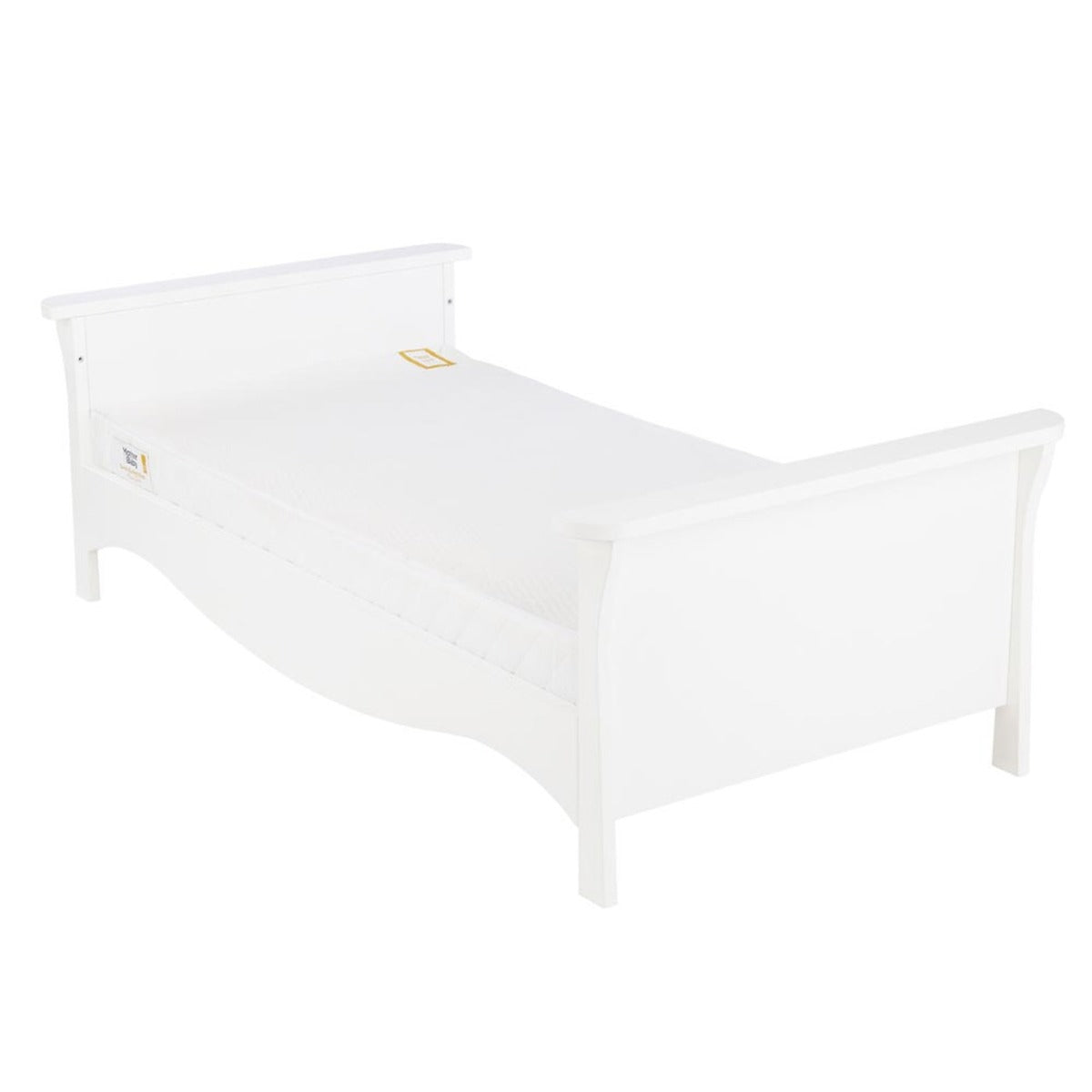 CuddleCo Clara 3 Piece Nursery Furniture Set (Cot Bed, Dresser & Wardrobe) - White 8