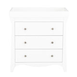 CuddleCo Clara 3 Drawer Dresser & Changer - White 4