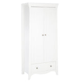 CuddleCo Clara 2 Door Double Wardrobe - White 4