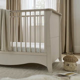 CuddleCo Clara 3 Piece Nursery Furniture Set (Cot Bed, Dresser & Wardrobe) - Cashmere and Ash 4