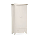 CuddleCo Clara 3 Piece Nursery Furniture Set (Cot Bed, Dresser & Wardrobe) - Cashmere and Ash 6