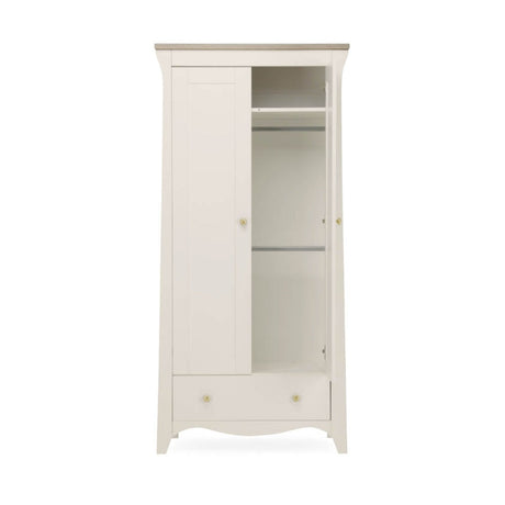CuddleCo Clara 2 Door Double Wardrobe - Cashmere and Ash 6