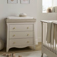CuddleCo Clara 3 Drawer Dresser & Changer - Cashmere and Ash 1