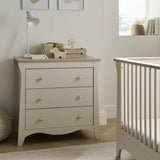CuddleCo Clara 3 Drawer Dresser & Changer - Cashmere and Ash 3