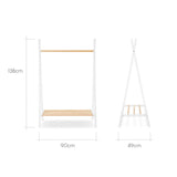 CuddleCo Nola 3 Piece Nursery Furniture Set - White and Natural 5