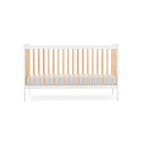 CuddleCo Nola 3 Piece Nursery Furniture Set - White and Natural 14