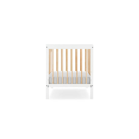 CuddleCo Nola Cot Bed - White and Natural 12