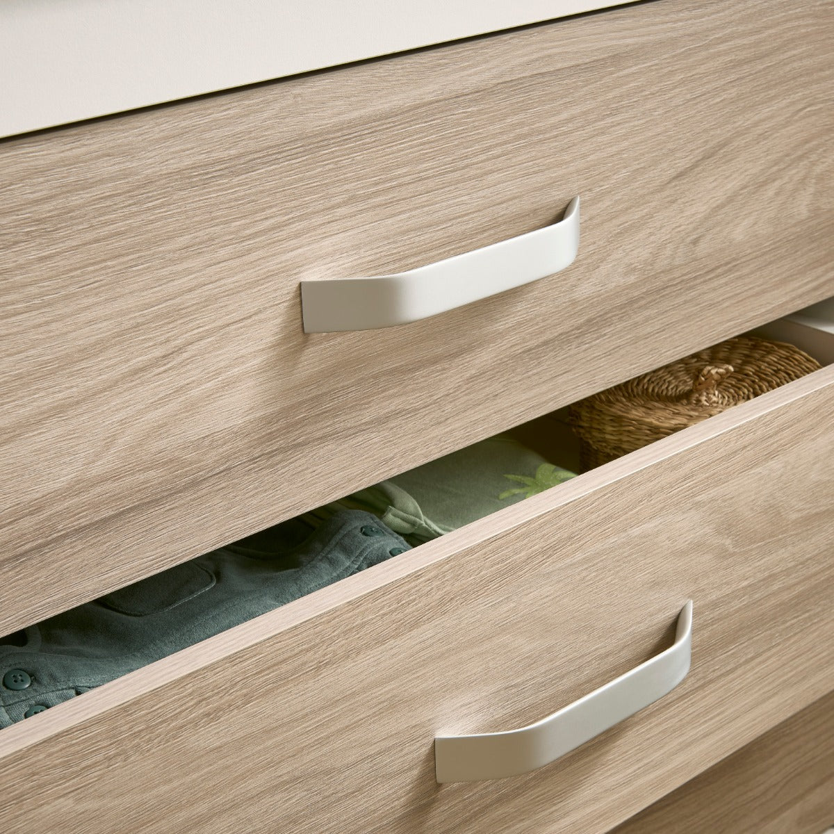 CuddleCo Ada Dresser Changer – White and Ash 3