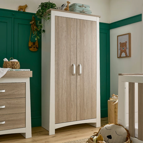 CuddleCo Ada 3 Piece Nursery Furniture Set – White and Ash 19
