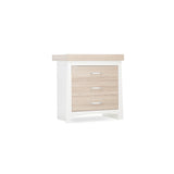 CuddleCo Ada 3 Piece Nursery Furniture Set – White and Ash 9