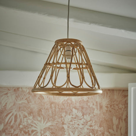 CuddleCo Aria Lampshade  - Rattan 1