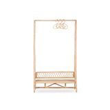CuddleCo Aria 3 Piece Set With Crib, Changer & Clothes Rail - Rattan 4