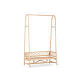 CuddleCo Aria 2 Piece Set With Crib & Clothes Rail - Rattan 11