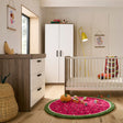 CuddleCo Enzo 3 Piece Nursery Furniture Set - Oak and White 1