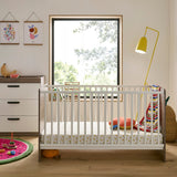 CuddleCo Enzo 2 Piece Nursery Furniture Set - Oak and White 1