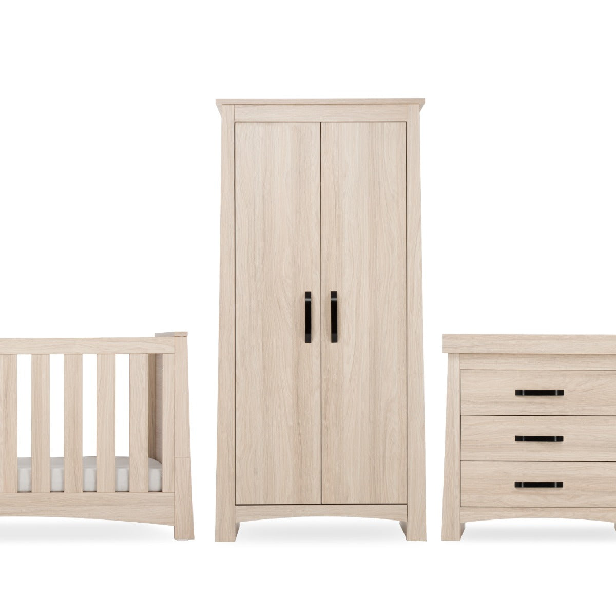 CuddleCo Isla 3 Piece Nursery Furniture Set – Ash 3