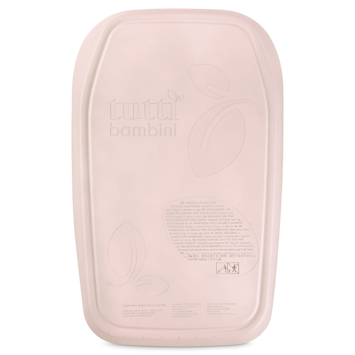 Tutti Bambini Cushi Mini Changing Mat - Petal