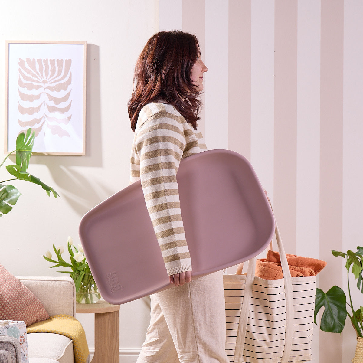 Tutti Bambini Cushi Mini Changing Mat - Petal