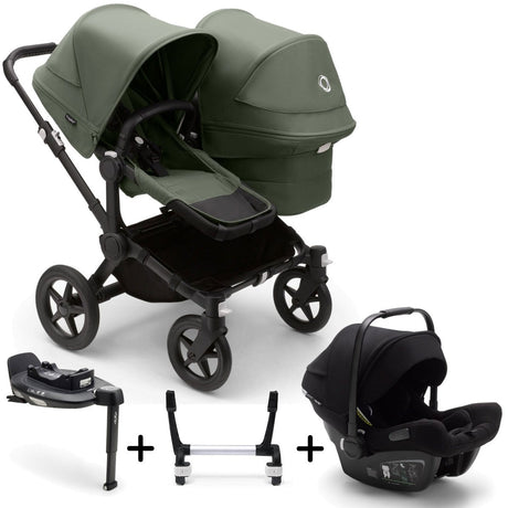 Bugaboo Donkey 5 Duo with Turtle Air Travel System - Black/Forest Green 4