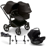 Bugaboo Donkey 5 Duo with Turtle Air Travel System - Black/Midnight Black 3