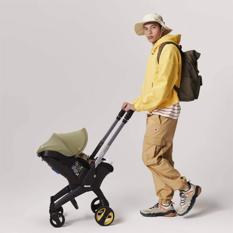 Doona i Infant Car Seat Stroller + IsoFix Base - Desert Green 6