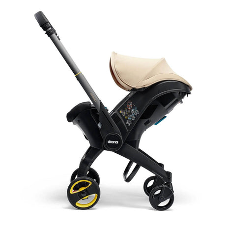 Doona i Infant Car Seat Stroller + IsoFix Base - Sahara Sand 10