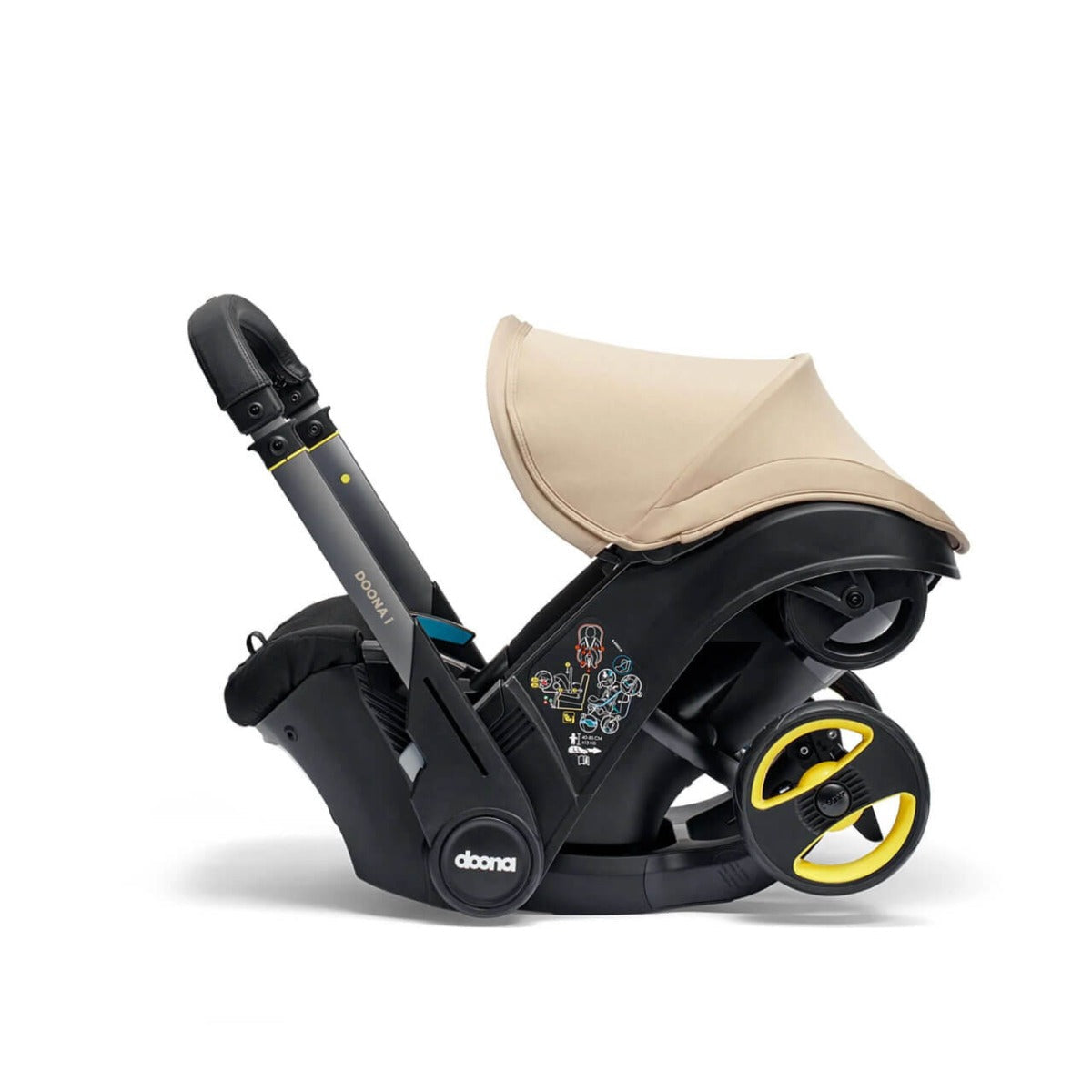 Doona i Infant Car Seat Stroller - Sahara Sand 6