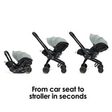 Doona X Infant Car Seat Stroller + IsoFix Base - Dusty Sage 9