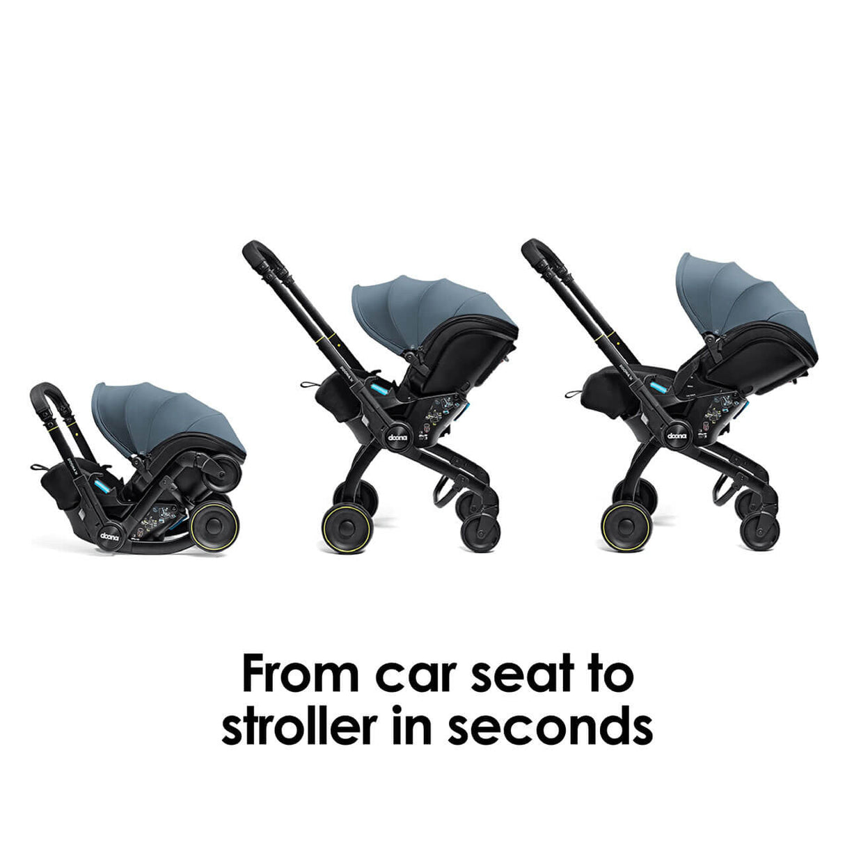 Doona X Infant Car Seat Stroller - Ocean Blue 5