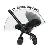 Doona X Infant Car Seat Stroller - Slate Green
