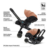 Doona X Infant Car Seat Stroller + IsoFix Base - Terracotta