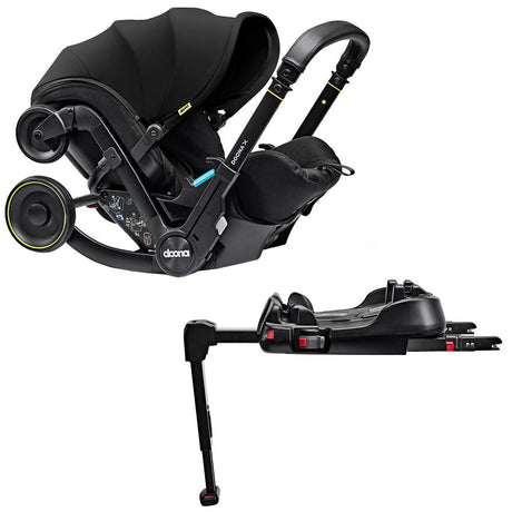 Doona X Infant Car Seat Stroller + IsoFix Base - Nitro Black 1
