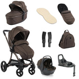 Egg 3 Luxury Shell 360 Travel System Bundle - Chocolate Velvet