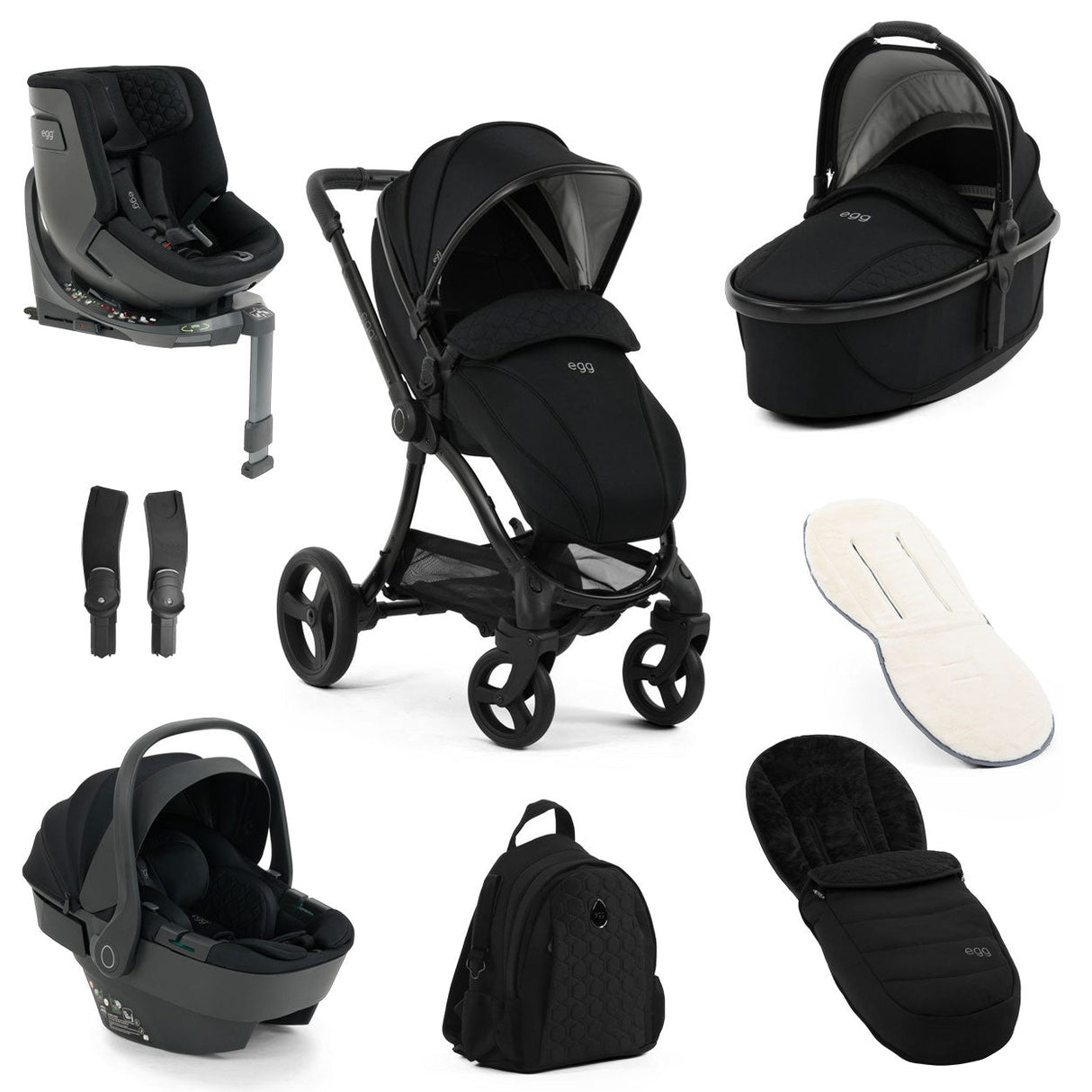 Egg 3 Ultimate Shell 360 Travel System Bundle - Panther