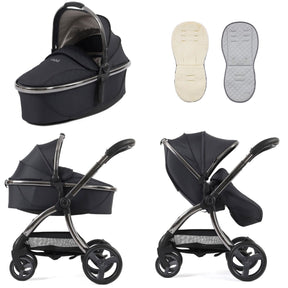 Egg 3 Stroller and Carrycot - Carbonite 1