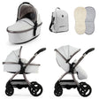 Egg 3 Stroller and Carrycot Special Edition - Houndstooth Silver 1