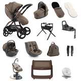 Egg 3 Ultimate Shell 360 Car Seat & Nursery Essentials Bundle - Mink