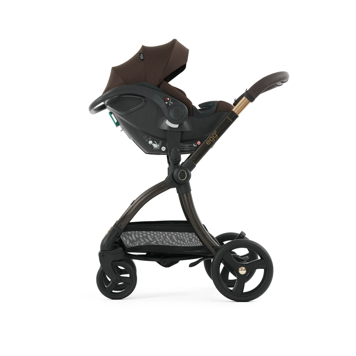 Egg 3 Luxury Shell i-Size Special Edition Travel System Bundle - Turkish Coffee