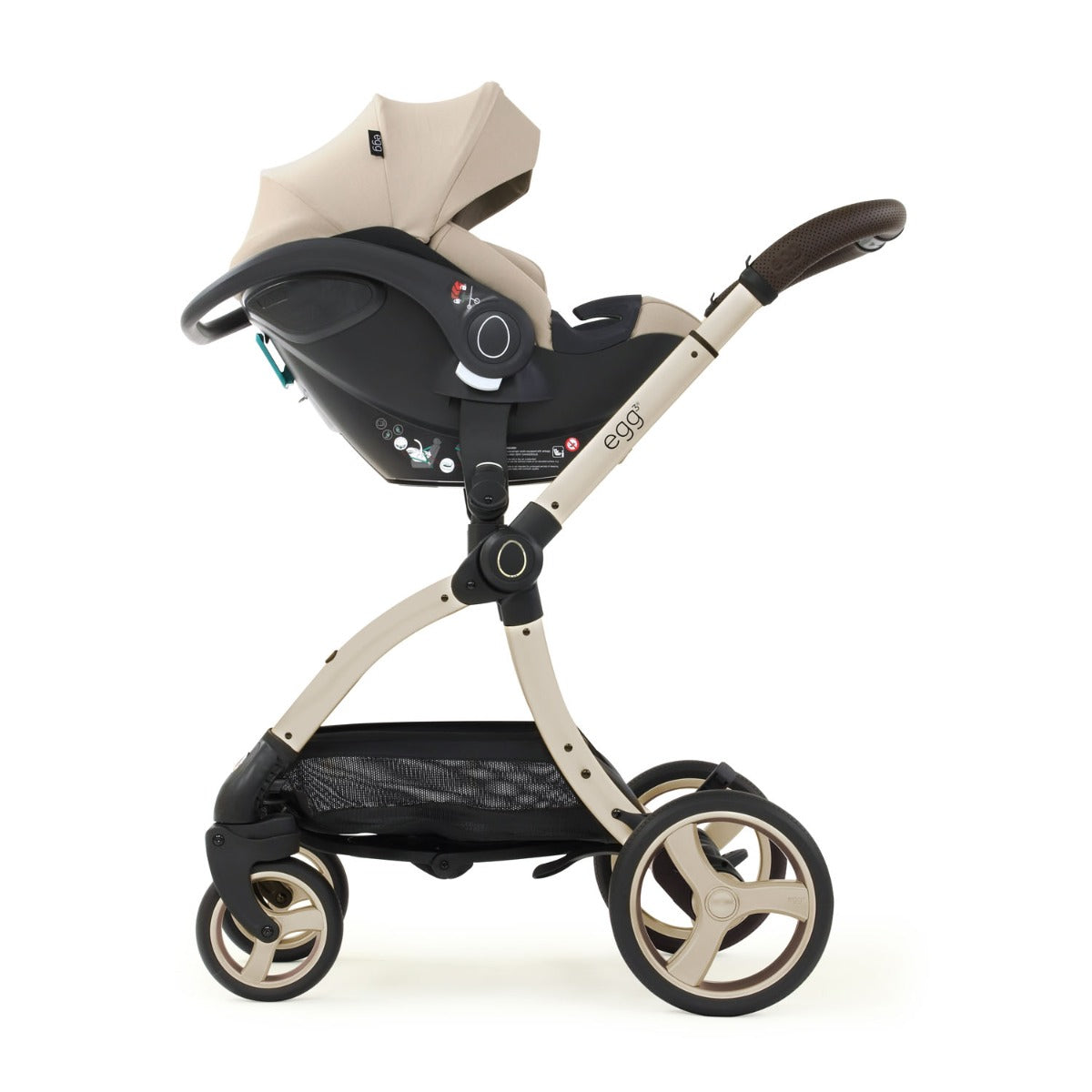 Egg 3 Luxury Cybex Cloud T i-Size Travel System Bundle - Feather 23