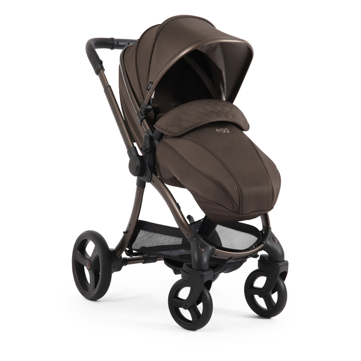 Egg 3 Luxury Shell 360 Travel System Bundle - Chocolate Velvet
