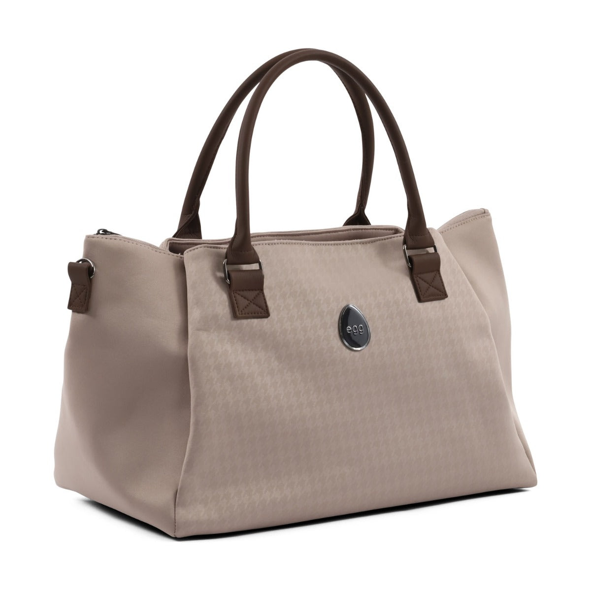 Egg 3 Overnight Bag Special Edition - Houndstooth Almond 3