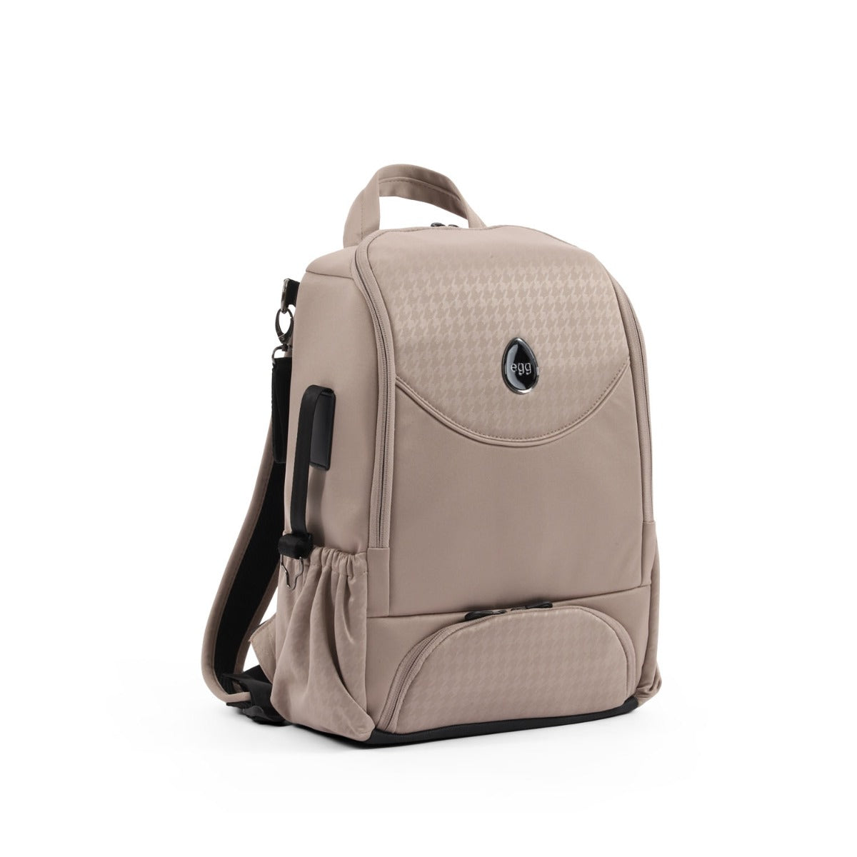 Egg 3 Luxury Cybex Cloud T i-Size Special Edition Travel System Bundle - Houndstooth Almond 35