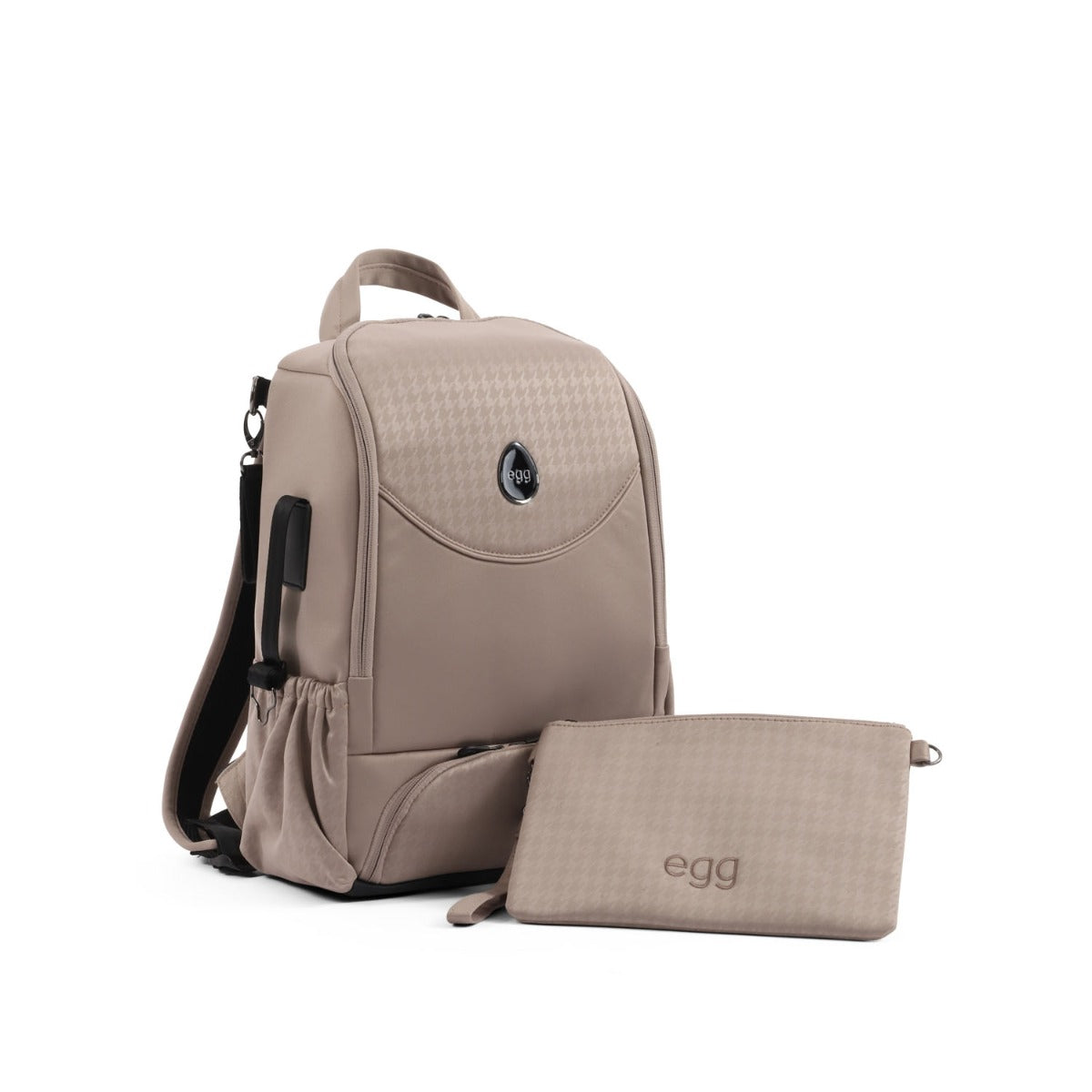 Egg 3 Luxury Maxi-Cosi Pebble 360 Pro2 i-Size Special Edition Travel System Bundle - Houndstooth Almond 37