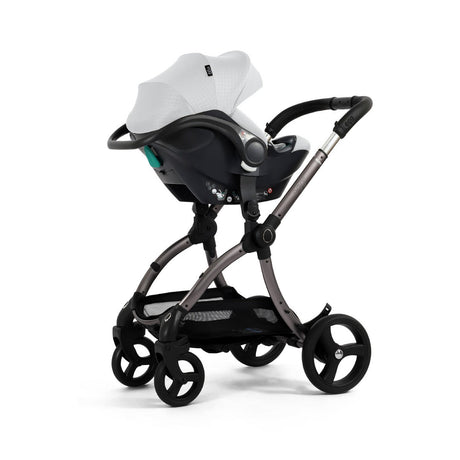 Egg 3 Luxury Cybex Cloud T i-Size Special Edition Travel System Bundle - Houndstooth Silver 61