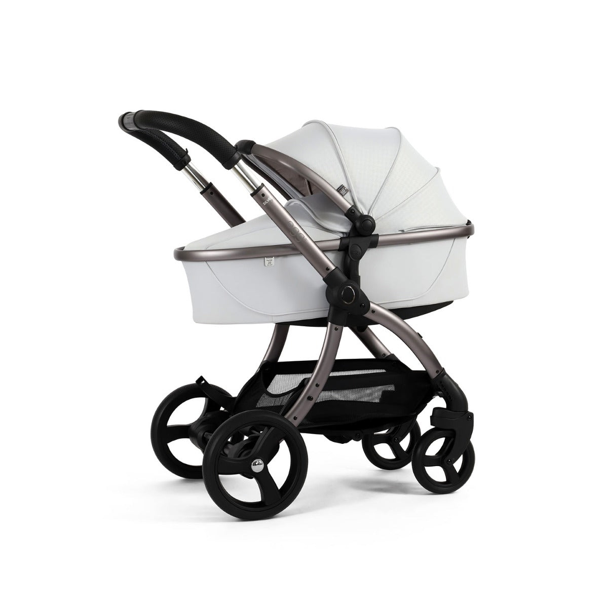 Egg 3 Luxury Shell i-Size Special Edition Travel System Bundle - Houndstooth Silver 63