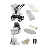 Egg 3 Stroller 9 Piece Snuggle Special Edition Accessory Bundle - Houndstooth Silver 1